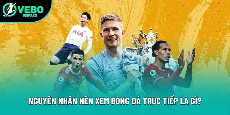 Nguyên nhân nên xem bóng đá trực tiếp là gì? Nguyên nhân nên xem bóng đá trực tiếp là gì?