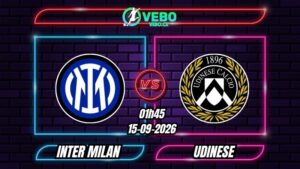 Nhận định Inter Milan vs Udinese 01h45 ngày 15/09/2026